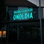 Sauernheimer GmbH, Leuchtbuchstaben, Projekt Onoldia Tagungszentrum - Ansbach